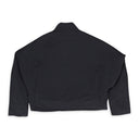 WOOL TIE KNOT BLACK JACKET