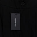 SLICED TAILORED BLACK TROUSER