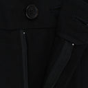 SLICED TAILORED BLACK TROUSER