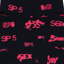 ALL OVER PRINT BLACK, RED HOODIE & SWEATSHIRT