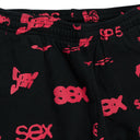 ALL OVER PRINT BLACK, RED JOGGER & SWEATPANTS