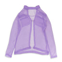 SEE-THROUGH LILAC BLOUSE