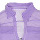 SEE-THROUGH LILAC BLOUSE