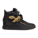 LONDON LINDOS VAGUE HI-TOP BLACK SNEAKERS