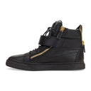 LONDON LINDOS VAGUE HI-TOP BLACK SNEAKERS