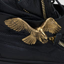 LONDON LINDOS VAGUE HI-TOP BLACK SNEAKERS