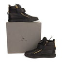 LONDON LINDOS VAGUE HI-TOP BLACK SNEAKERS