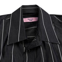 WOVEN PULLED NECK SHIRT