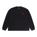 OVERSIZED LS TEE BLACK T-SHIRT