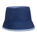 NYLON REVERSIBLE LOGO BLUE BUCKET HAT