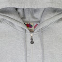 MULTI TAG ZIP GREY HOODIE