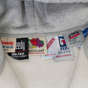MULTI TAG ZIP GREY HOODIE