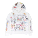 MULTI LAYER ALL OVER PRINT MULTICOLOR HOODIE