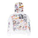 MULTI LAYER ALL OVER PRINT MULTICOLOR HOODIE