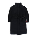REVERSIBLE LONG BLACK COAT