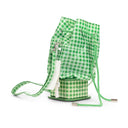 GINGHAM STATUE GREEN BACKPACK