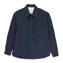SHAR BLACK BUTTON-DOWN SHIRT
