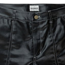 HIGH GLOSS BEAMS BLACK PANTS