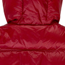PUFFER LOGO VEST RED OUTERWEAR VESTS