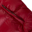 PUFFER LOGO VEST RED OUTERWEAR VESTS