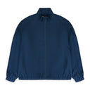 NAVY SILK TRACK JACKET