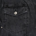 PADDED MULTI RIVET DENIM JACKET