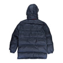 TRIANGLE LOGO PUFFER COAT NAVY/RED PUFFER Jacket