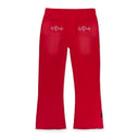 EXCLUSIVE PATCH FLARE RED SWEATPANTS