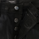 MX2 LEATHER BLACK/SILVER JEANS