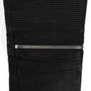 MX2 LEATHER BLACK/SILVER JEANS