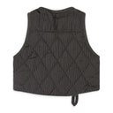 MANOR CHECK DESIRE GREEN VEST