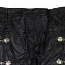CHILANGO CHARRO LEATHER BLACK PANTS