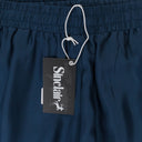 SILK NAVY TRACK PANTS