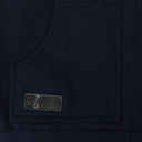 NAVY COLLARED CANVAS WORK JACKET