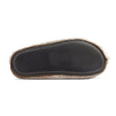 LONG HAIR CALFSKIN FUSSBETT SABOT SOFT BEIGE SLIPPERS