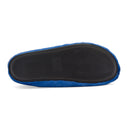 LONG HAIR CALFSKIN FUSSBETT SABOT MAZARINE BLUE SLIPPERS