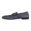 L'ASOLA PENNY BLUE LOAFERS