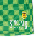 GREEN SOCCER SHORTS