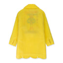 YELLOW STORMY OVERSIZED TRENCH COAT