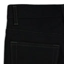 BLACK PRINT PANEL YIANNIS ISLAND STRAIGHT JEANS