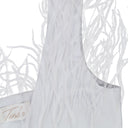 WHITE FEATHER BRALETTE