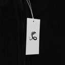 BLACK FULL ZIP SWEATER