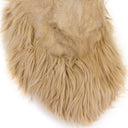 BEIGE TG LONG HAIR SLIPPERS