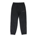 BLACK NYLON TRACK PANTS