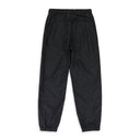 BLACK NYLON TRACK PANTS