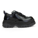 BLACK ANGEL LEATHER SNEAKERS