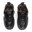 BLACK ANGEL LEATHER SNEAKERS