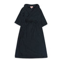 NAVY/GREEN POLKA DOT WRAP DRESS