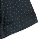 NAVY/GREEN POLKA DOT WRAP DRESS