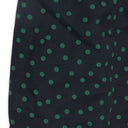 NAVY/GREEN POLKA DOT WRAP DRESS